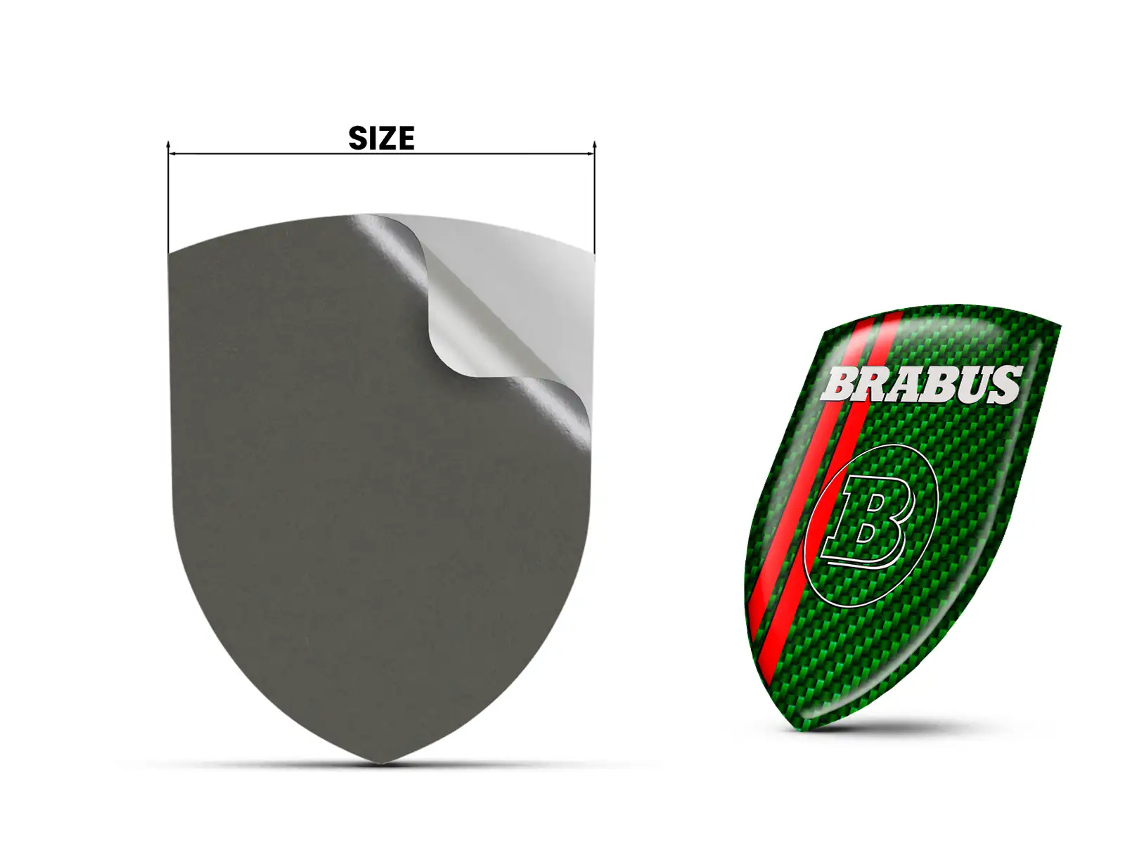 Brabus Bumper Sticker Printing Style Premium Customizable